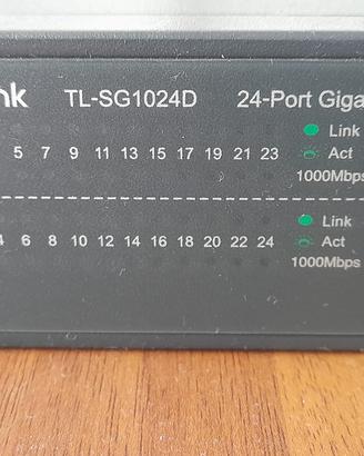 TL-SG1024D Switch Gigabit 24 Porte Desktop Rack