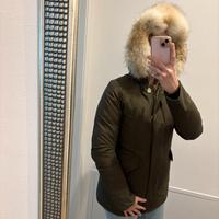 Woolrich PARKA lungo donna S Dark green