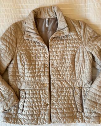 Giacca piumino Beige leggero 100 gr taglia XL
