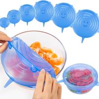 Coperchi Elasticizzati in Silicone - 6 pezzi