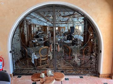 Cancello decorativo in ferro + altre ringhiere