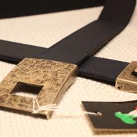 Cintura uomo elastica cuoio artigianale Art.023