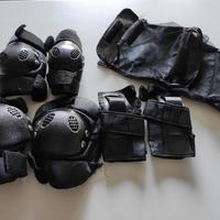 protezioni per pattini e bicicletta per bambini 