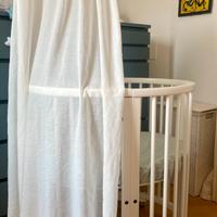 Culla mini stokke Bianca con accessori