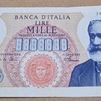 RARA MILLE 1000 LIRE VERDI 1° TIPO 04/01/1968