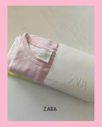 confezione 3 magliette Zara 6 anni 116cm 