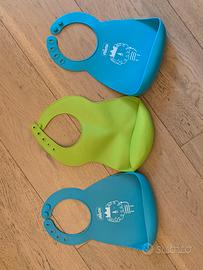 Bavaglini silicone chicco easy roll