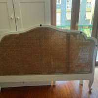 Testata letto matrimoniale blanc