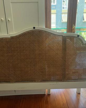 Testata letto matrimoniale blanc