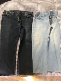 Jeans Levis e Wrangler originali ultime taglie Abbigliamento e