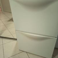 scarpiera Ikea trones bianchi