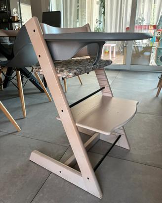 sedia seggiolone tripp trapp stokke vassoi cuscini