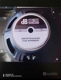 altoparlante ricambio DB opera 15 