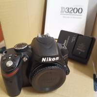 Nikon reflex d3200 + obiettivo Nikkor 18-140 ed vr