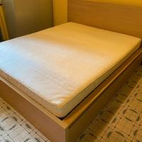 Letto Ikea MALM con cassettoni e materasso