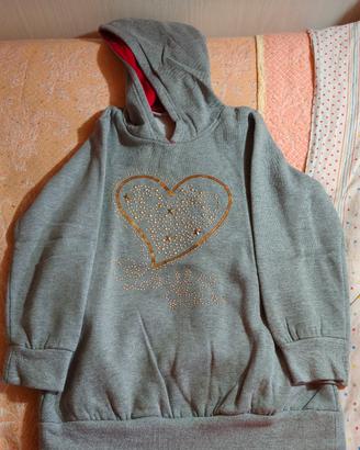 felpa con motivo oro