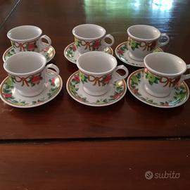 mancioli  set  6 tazze caffè  nuove