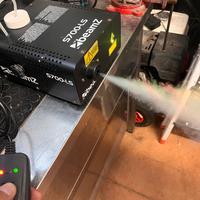 MACCHINA DEL FUMO CON LASER RED / GREEN INTEGRATO