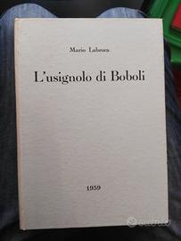 Labroca L'usignolo di Boboli Neri Pozza 1959