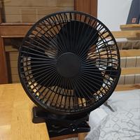 Ventilatore a clip 8” ricaricabile USB-C