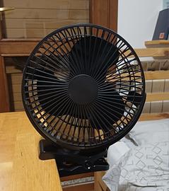 Ventilatore a clip 8” ricaricabile USB-C