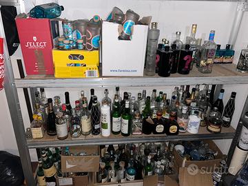 Bottiglie vuote collezione