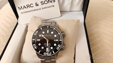 Marc & Sons orologio Diver msd -028 pari al nuovo 