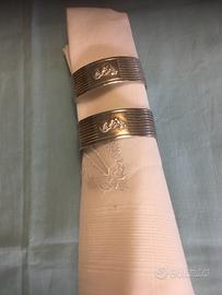 2 portatovaglioli Vintage  “Silver Plated”