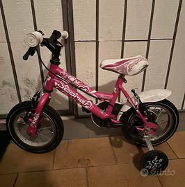 Bici con rotelle bambina
