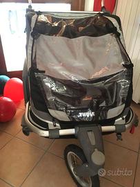 passeggino thule doppio anche per bicicletta