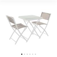 Tavolo da esterno 60x60 e 2 sedie