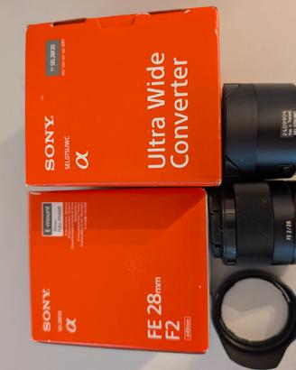 Sony sel075uwc adattatore ultra wide fe 28mm sel28