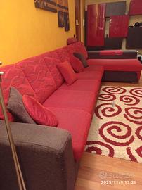 Divano modulare 5 posti + chaise longue