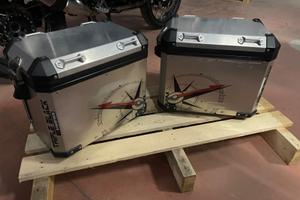 Tris valigie BMW gs 1200 adventure e borse interne