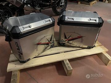 Tris valigie BMW gs 1200 adventure e borse interne