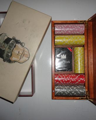 Cofanetto in legno da poker Corto Maltese Juego