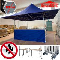 Chiosco gazebo pieghevole 5x5 certificato eventi