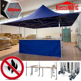 Chiosco gazebo pieghevole 5x5 certificato eventi