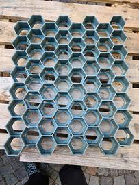 Piastre per grigliato salvaprato carrabile