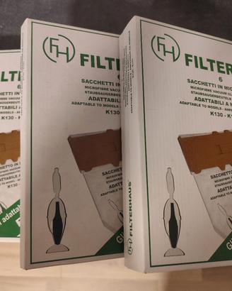 3 scatole filtri Folletto k130 k131