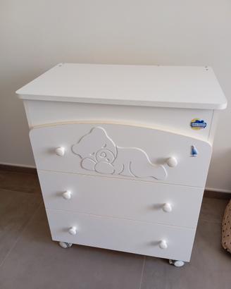 cassettiera per bambini 