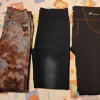 N. 3 jeggings in perfette condizioni