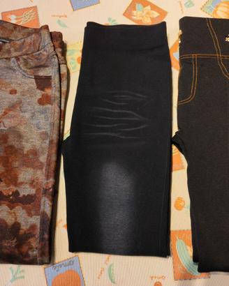 N. 3 jeggings in perfette condizioni