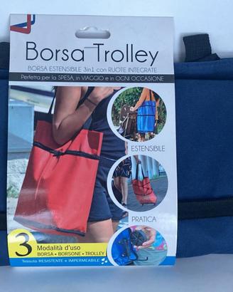 Borsa trolley ripieghevole