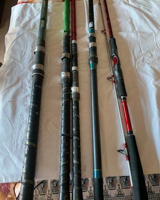 Canne e mulinelli da pesca