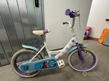 Bici bimba bambina 16 pollici Frozen