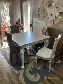 Tavolo Con Sedie Contemporaneo Classico