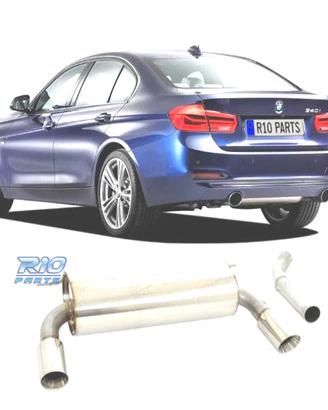 SCARICO SPORTIVO BMW F30 316 320 325 LOOK M DOPPIA