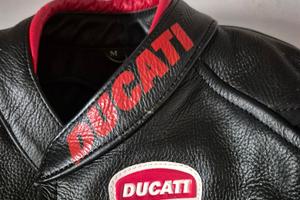 Giubbotto pelle Moto Ducati 