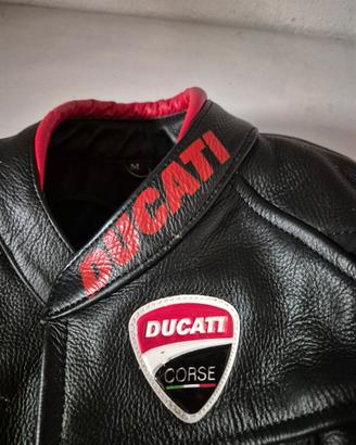 Giubbotto pelle Moto Ducati 